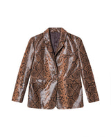 Womens Leather Animal-Print Jacket - Special Collection - Brown 63_727H500_CAF181314_5