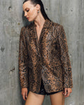Womens Leather Animal-Print Jacket - Special Collection - Brown 63_727H500_CAF181314_7