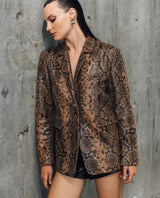 Womens Leather Animal-Print Jacket - Special Collection - Brown 63_727H500_CAF181314_7