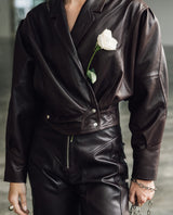 Womens Lambskin Leather Fitted Jacket - Special Collection - Red 63_727H504_ROJ191617_3