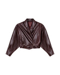 Womens Lambskin Leather Fitted Jacket - Special Collection - Red 63_727H504_ROJ191617_4