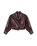 Womens Lambskin Leather Fitted Jacket - Special Collection - Red 63_727H504_ROJ191617_4