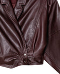 Womens Lambskin Leather Fitted Jacket - Special Collection - Red 63_727H504_ROJ191617_6