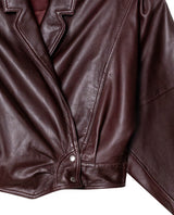 Womens Lambskin Leather Fitted Jacket - Special Collection - Red 63_727H504_ROJ191617_6