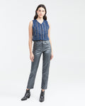 Women´s Embroidered Suede Vest - Blue 63_729F009_AZU193923_3