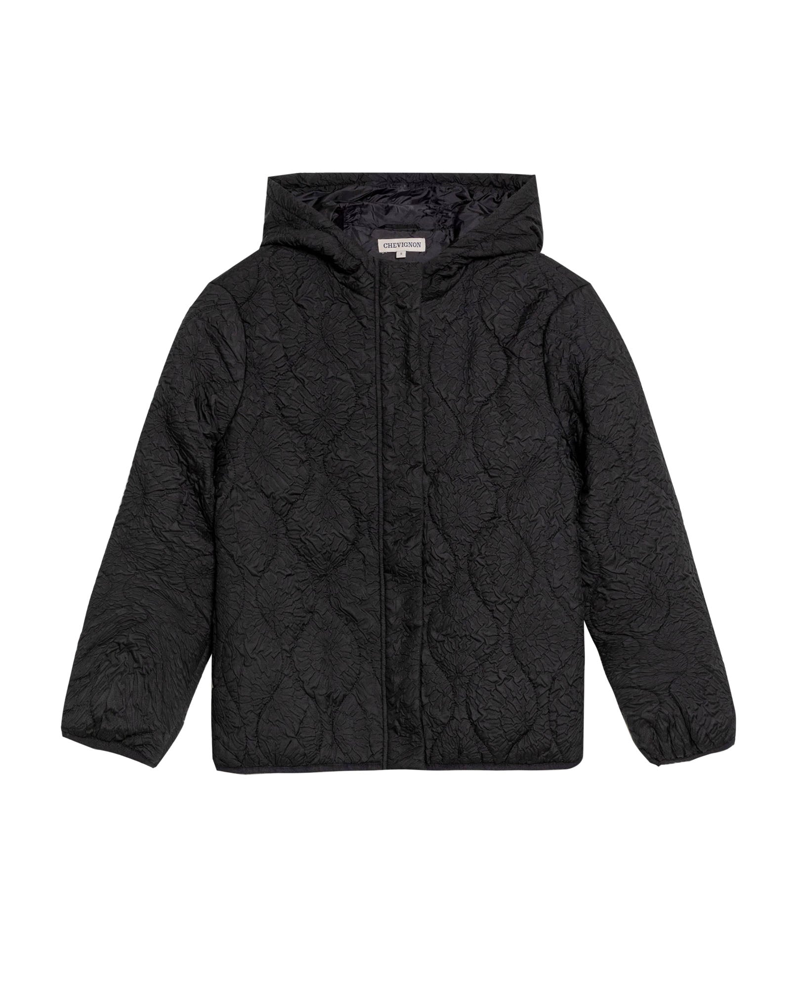 Women's Wave Quilted Crackle Jacket in Polyester, Splendor 729G001 - 2