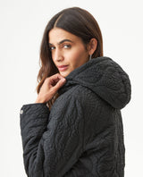 Women's Wave Quilted Crackle Jacket in Polyester, Splendor 729G001 - 6