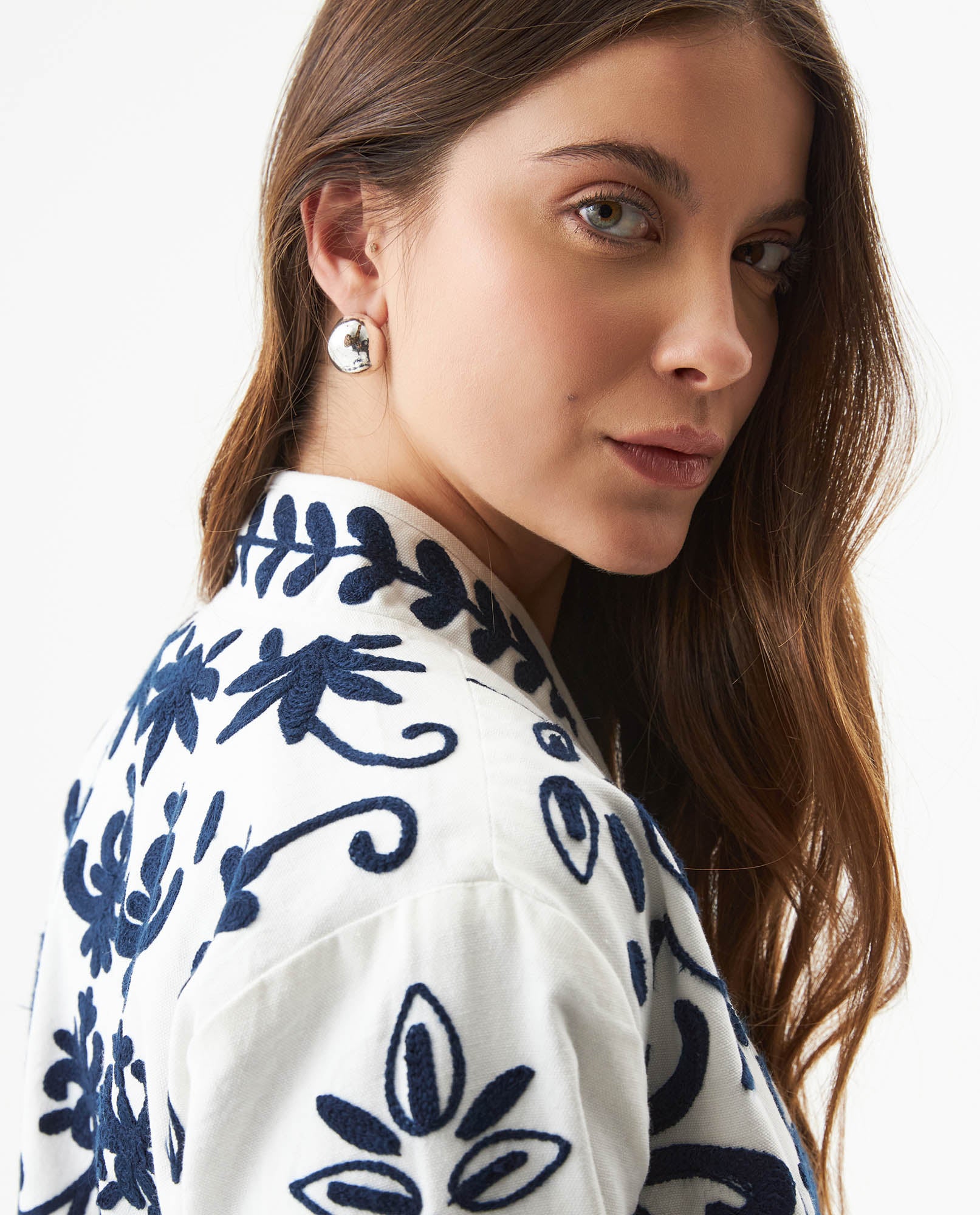 Embroidered Jacket for Women - Raw 729G002 - 6