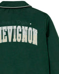 Women's Chenille Embroidered Varsity Bomber in Polyester-Cotton Blend, Ceremony 729G004 - 7