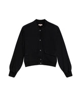 Women's Bomber Jacket - Black 729G006 - 2