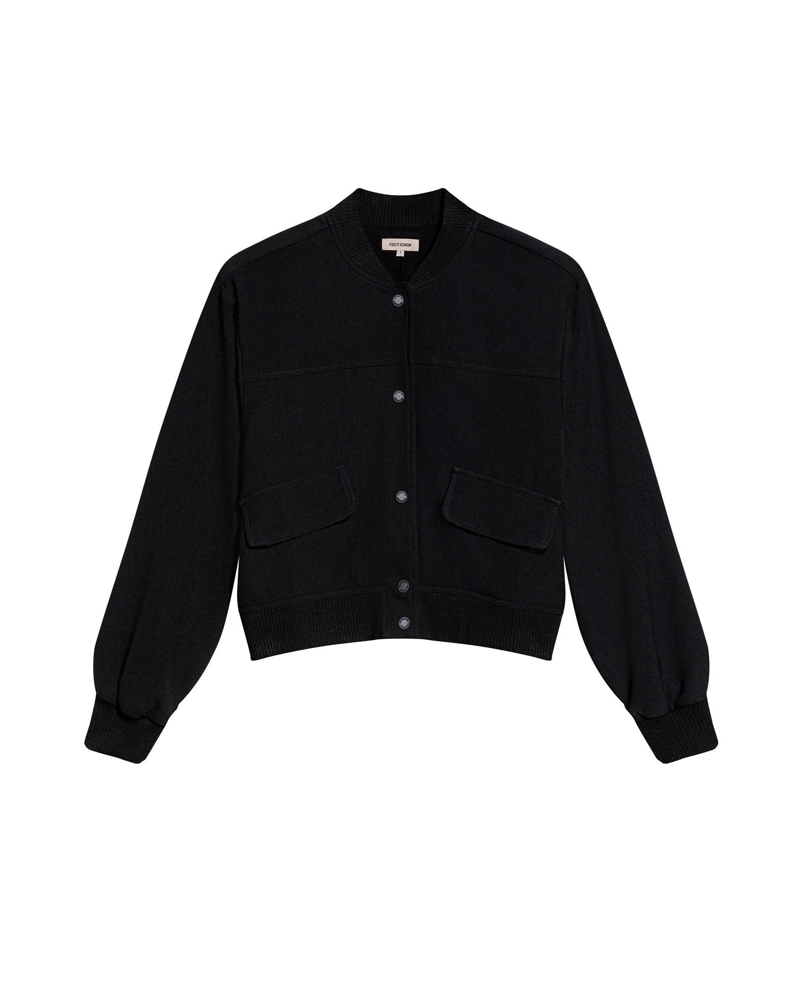 Women's Bomber Jacket - Black 729G006 - 2