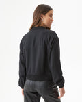 Women's Bomber Jacket - Black 729G006 - 5