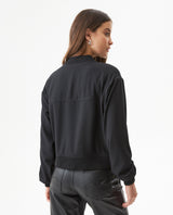 Women's Bomber Jacket - Black 729G006 - 5