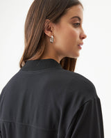Women's Bomber Jacket - Black 729G006 - 6