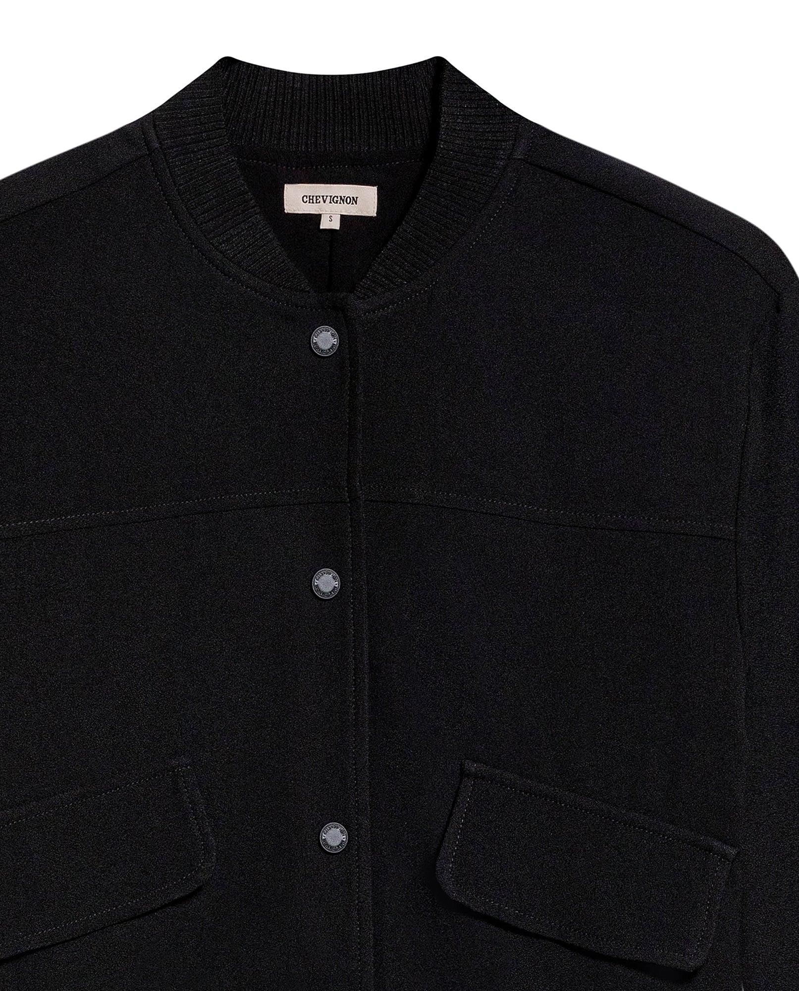 Women's Bomber Jacket - Black 729G006 - 7