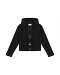 Women's Hooded Straight Jacket in Polyester Blend, Festive 729G008 - 2