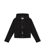 Women's Hooded Straight Jacket in Polyester Blend, Festive 729G008 - 2
