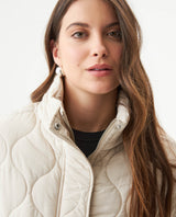 Women's Wave Quilted Adjustable Hem Jacket in Polyamide, Gala - 4