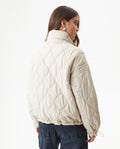 Women's Wave Quilted Adjustable Hem Jacket in Polyamide, Gala - 5