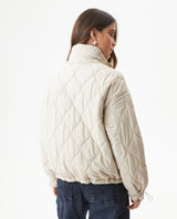 Women's Wave Quilted Adjustable Hem Jacket in Polyamide, Gala - 5