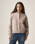 Women´s Quilted Floral Jacket - Gray 63_729H003_GRI181210_3