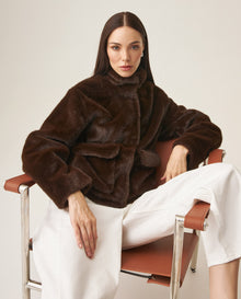 Women´s Bomber Jacket - Brown 63_729H008_CAF181033_0