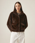 Women´s Bomber Jacket - Brown 63_729H008_CAF181033_3