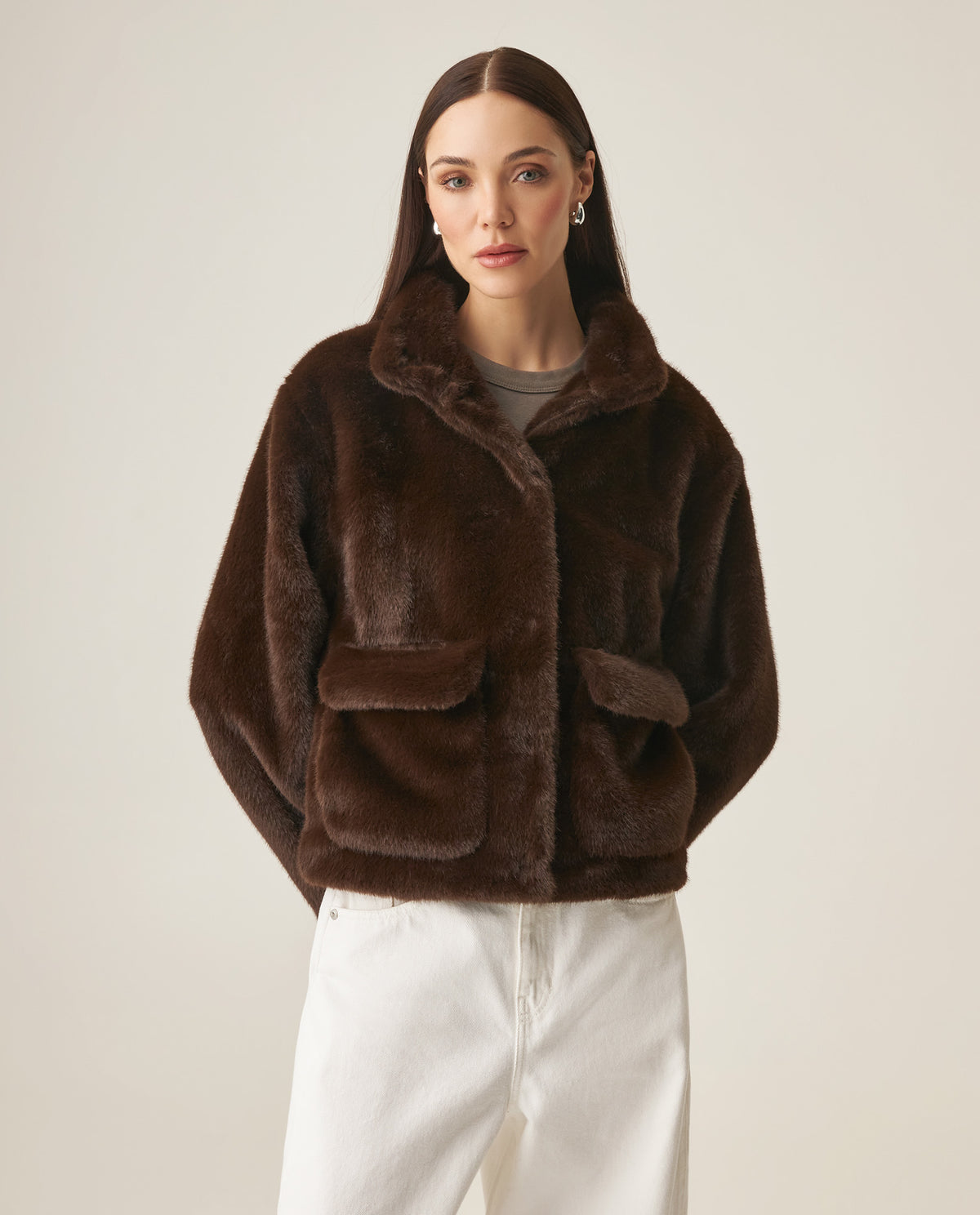 Women´s Bomber Jacket - Brown 63_729H008_CAF181033_3