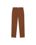 Womens Pants Essential Straight Silhouette Rayon Blend High Rise - Brown 63_731H000_CAF181031_3