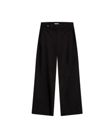 Womens Pants Wide Leg High Rise Modal–Cotton Softness - Black 63_731H001_NEG194004_3