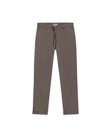 Womens Pants Chino Mid Rise Polyester Blend Oxford Fabric - Black 63_731H008_NEG194004_0