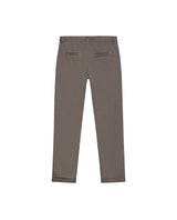 Womens Pants Chino Mid Rise Polyester Blend Oxford Fabric - Black 63_731H008_NEG194004_5