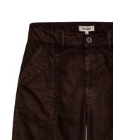 Womens Pants Jogger Silhouette High Rise Cotton Lyocell Denim Lightweight - Brown 63_731H009_CAF191016_8