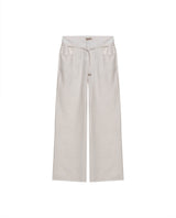 Womens Pants Rodeo Wide Leg Rayon Linen Blend - White 63_731H701_BLA110601_3