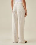 Womens Pants Rodeo Wide Leg Rayon Linen Blend - White 63_731H701_BLA110601_6