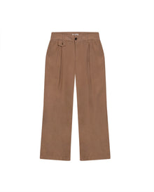 Womens Pants Rodeo Culotte Silhouette Rayon Blend Mid Rise - Beige 63_731H702_BEI161407_3