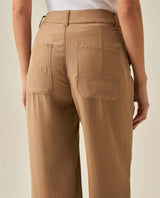 Womens Pants Rodeo Culotte Silhouette Rayon Blend Mid Rise - Beige 63_731H702_BEI161407_7