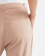 Women's High-Waisted Straight Leg Sartorial Pants in Rayon-Polyester - 4