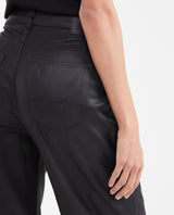 Women's High-Waisted Wide Leg Cargo Pants with Resin Effect in Tencel 63_732G003_NEG194004_7
