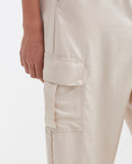 Women's High-Waisted Jogger Pants with Functional Cargo Pockets in Polyester 63_732G006_CRU130907_4