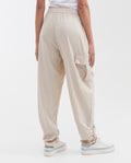 Women's High-Waisted Jogger Pants with Functional Cargo Pockets in Polyester 63_732G006_CRU130907_7