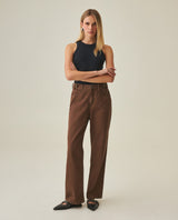 Women´s Straight Pants - Brown 63_732H005_CAF191016_0