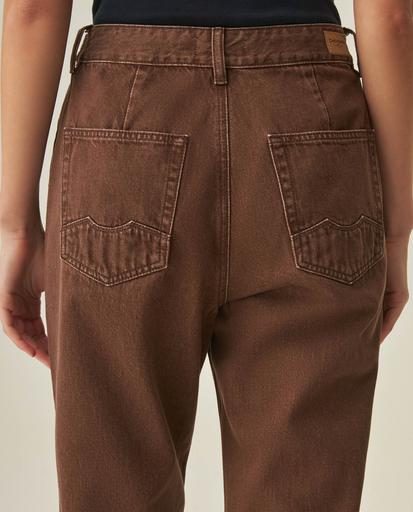 Women´s Straight Pants - Brown 63_732H005_CAF191016_5