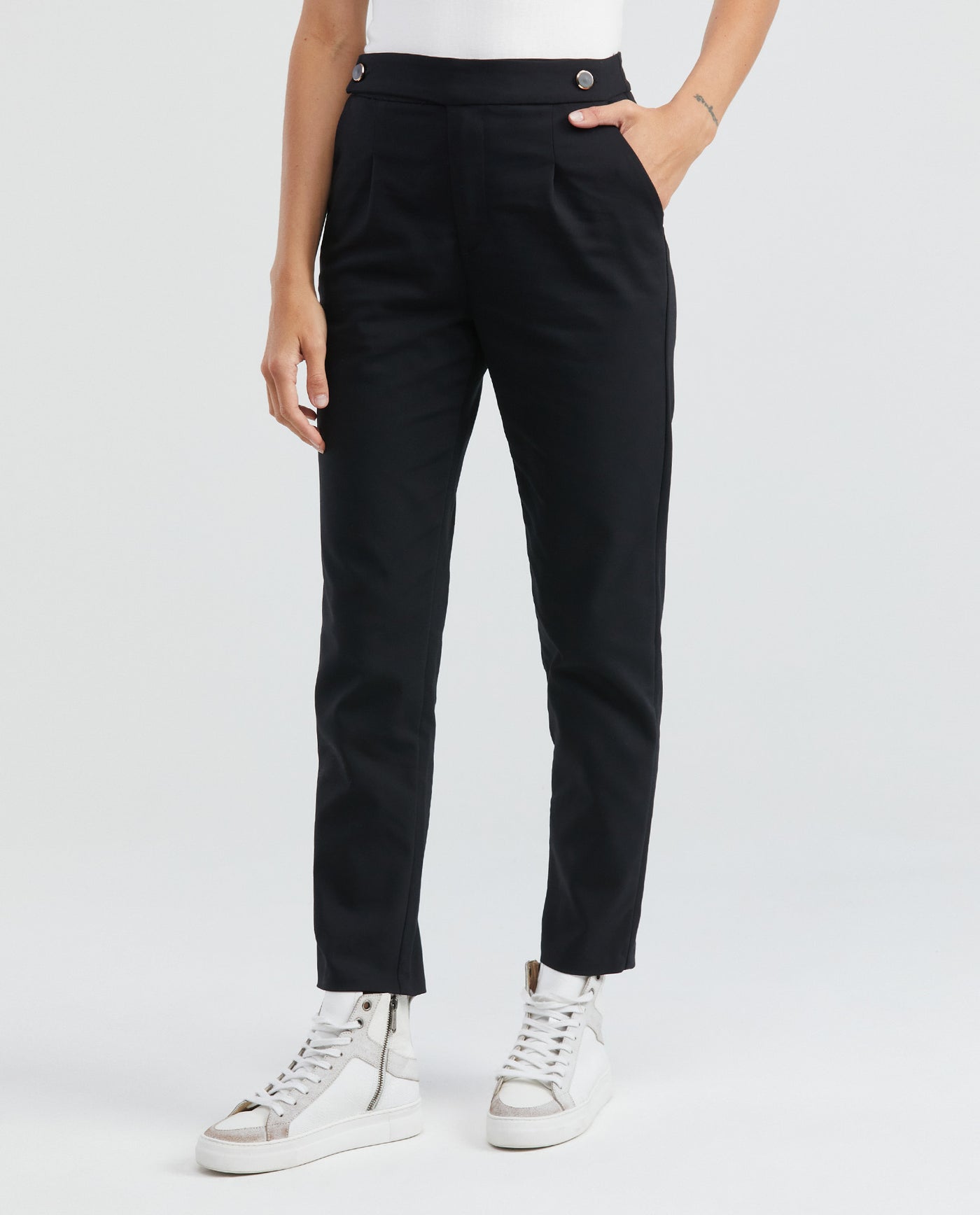 Women's Britches Pants Straight Ankle-Length Mid-Rise Soft Touch - 1