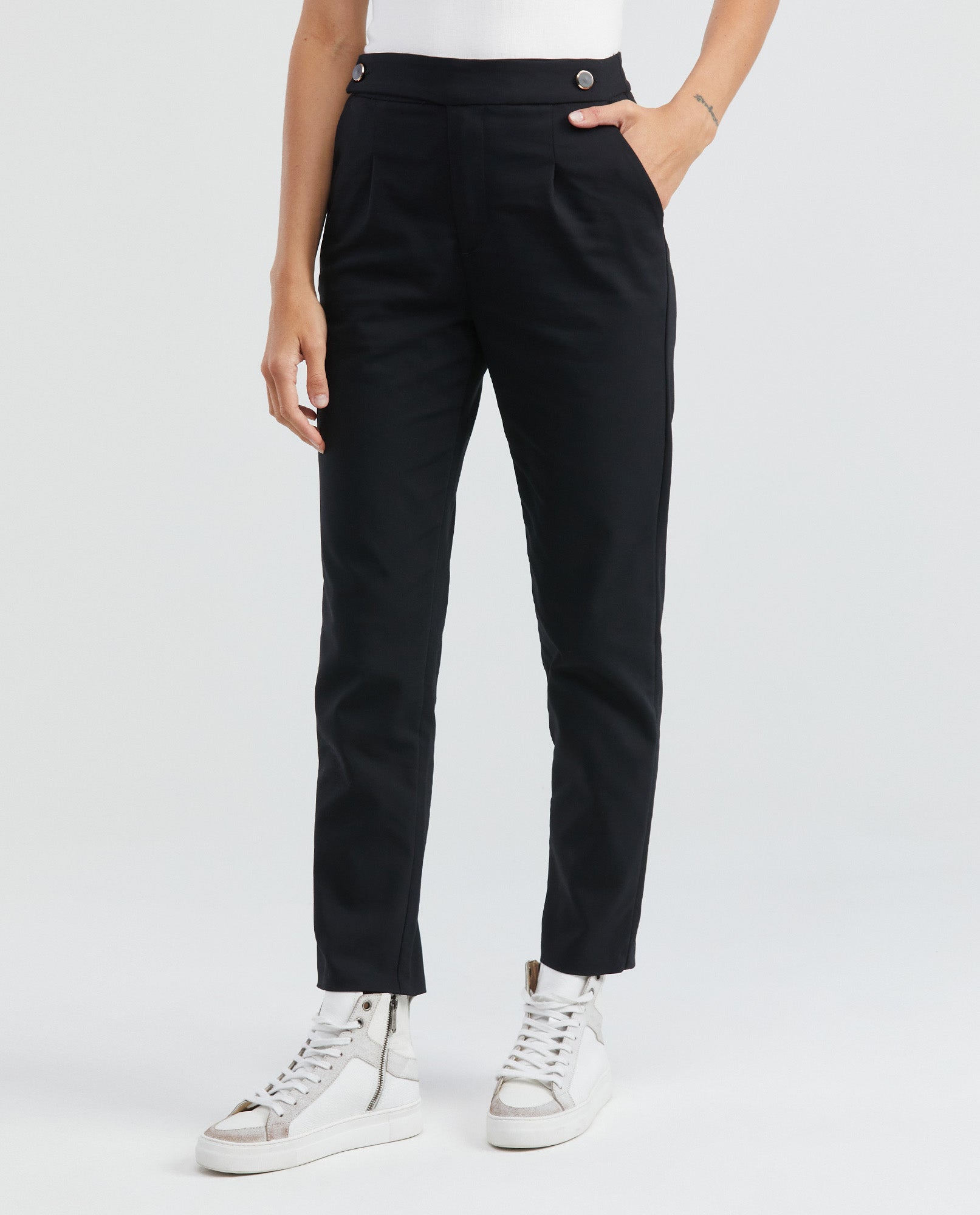 Women's Britches Pants Straight Ankle-Length Mid-Rise Soft Touch - 1