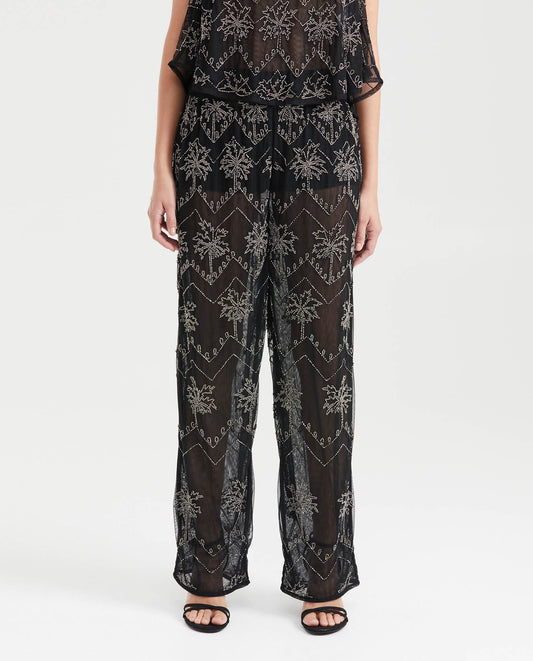 Women´s Palazzo Mesh Pant - Black 63_734G100_NEG194007_0