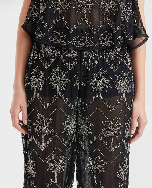 Women´s Palazzo Mesh Pant - Black 63_734G100_NEG194007_3