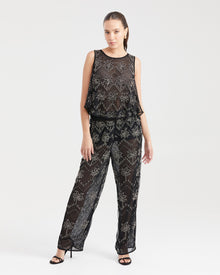 EMBROIDERED PANTS