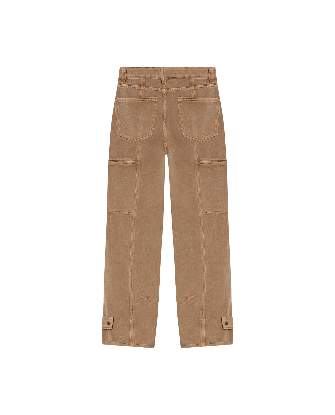 Womens Rodeo Cotton Utility Pants - Brown 63_734G505_CAF161126_5