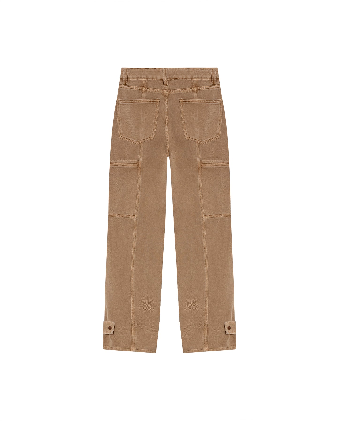 Womens Rodeo Cotton Utility Pants - Brown 63_734G505_CAF161126_5